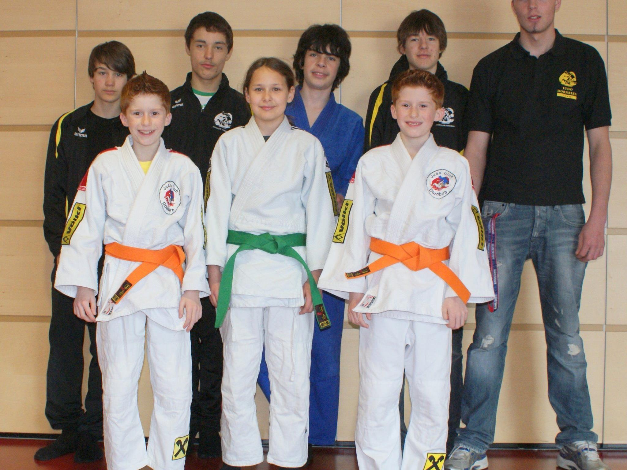 Das Judoka-Team aus Dornbirn gewann drei Medaillen.