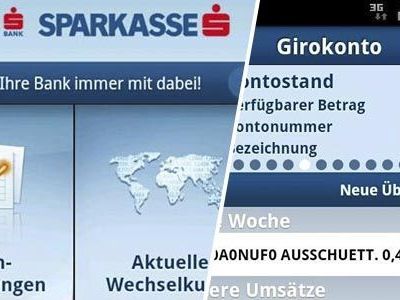 So sieht die netbanking-App aus. So sieht die netbanking-App aus.