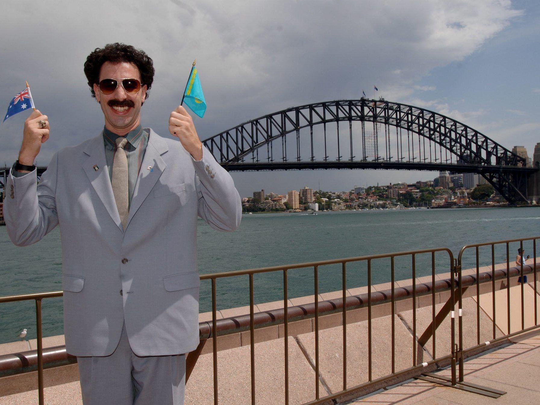 Sacha Baron Cohen bei der Australien-Premiere von "Borat".