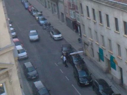 Ort des Geschehens: Die Zieglergasse in Wien 7. Ort des Geschehens: Die Zieglergasse in Wien 7.