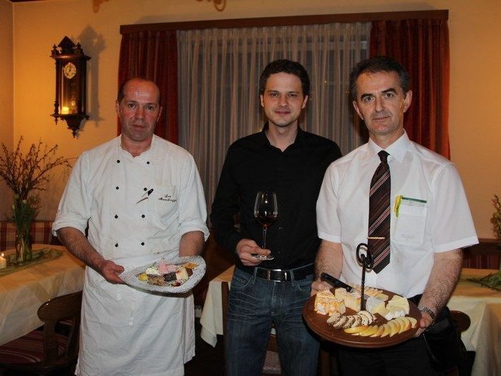 Leo Moosbrugger mit Christian Schertler und Viktor Dusevic Leo Moosbrugger mit Christian Schertler und Viktor Dusevic