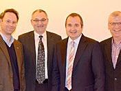 : v.l.n.r.: Mag. Matthias Hofer (Bundesobmann der AHS-Lehrer im ÖAAB), LR Dr. Rainer Gögele (ÖAAB Landesobmann),  Paul Kimberger (Obmann der Pflichtschullehrergewerkschaft), Mag. Wolfgang Türtscher (Obmann der Lehrer/innen im ÖAAB Voralberg). : v.l.n.r.: Mag. Matthias Hofer (Bundesobmann der AHS-Lehrer im ÖAAB), LR Dr. Rainer Gögele (ÖAAB Landesobmann),  Paul Kimberger (Obmann der Pflichtschullehrergewerkschaft), Mag. Wolfgang Türtscher (Obmann der Lehrer/innen im ÖAAB Voralberg).