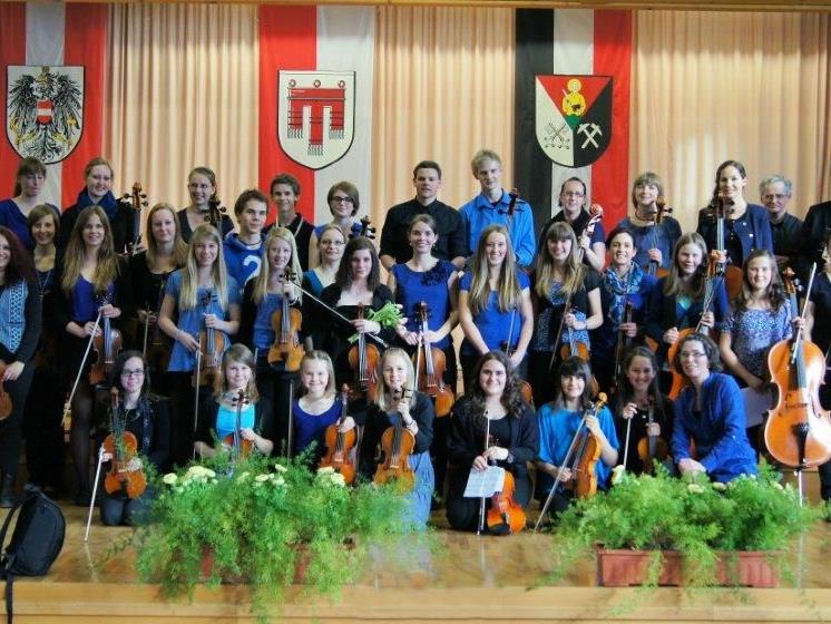 Das Jugendstreichorchester der Musikschule Montafon begeisterte die Zuhörer.