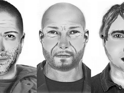 Diese drei Männer sollen den Raubüberfall im Bezirk Baden begangen haben, die Polizei bittet um Hinweise. Diese drei Männer sollen den Raubüberfall im Bezirk Baden begangen haben, die Polizei bittet um Hinweise.