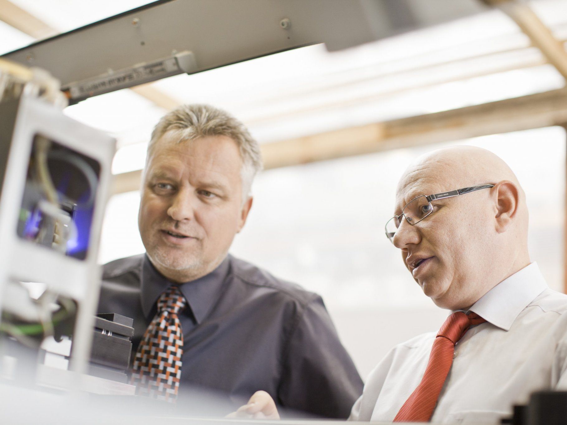 der 1zu1 Prototypen-Geschäftsführer Wolfgang Humml (l.) und Hannes Hämmerle. der 1zu1 Prototypen-Geschäftsführer Wolfgang Humml (l.) und Hannes Hämmerle.