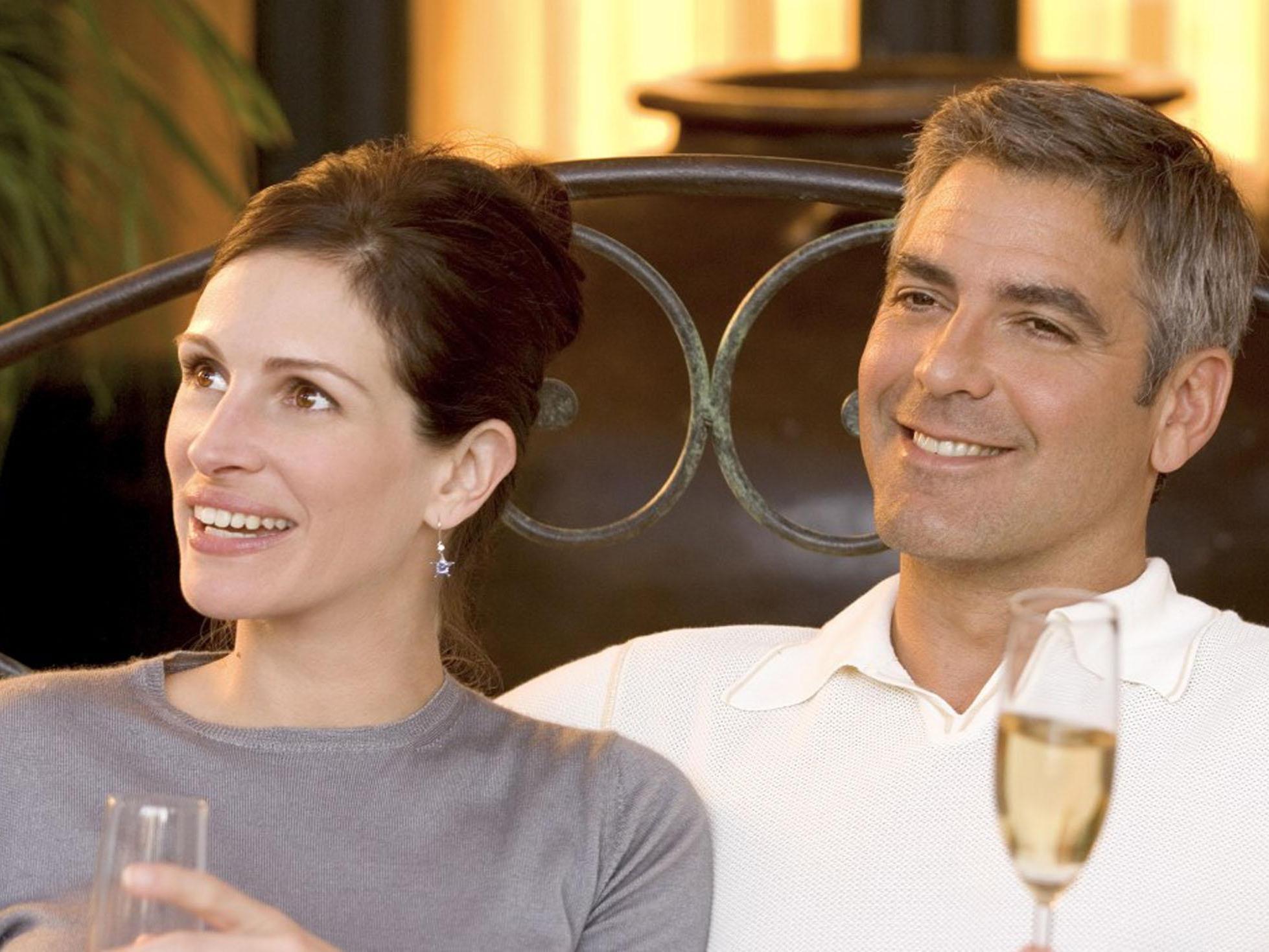 George Clooney und Julia Roberts in "Oceans Twelve" George Clooney und Julia Roberts in "Oceans Twelve"