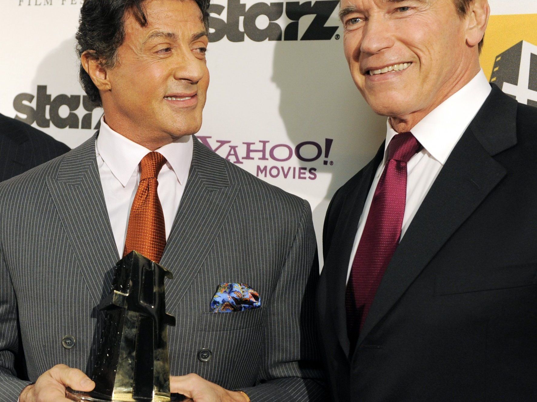 Schwarzenegger und Stallone - auch mit Mitte 60 zwei starke Typen Schwarzenegger und Stallone - auch mit Mitte 60 zwei starke Typen