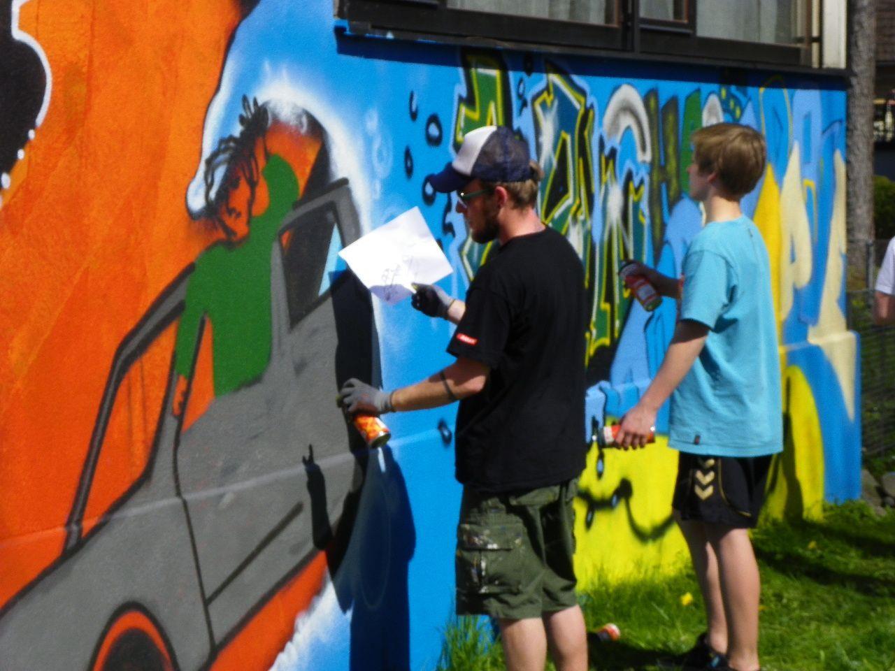 Graffitikunst für Jugendliche