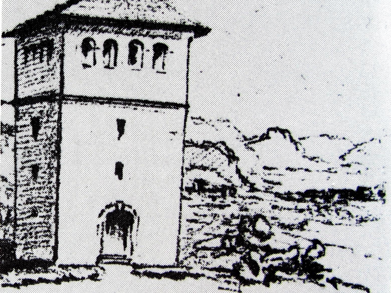Ein Wachturm sicherte die Straße von Bregenz aus durchs Leiblachtal
