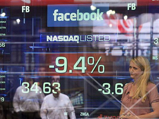 Facebook-Aktie sank auf weiteres Tief unter 29 Dollar.