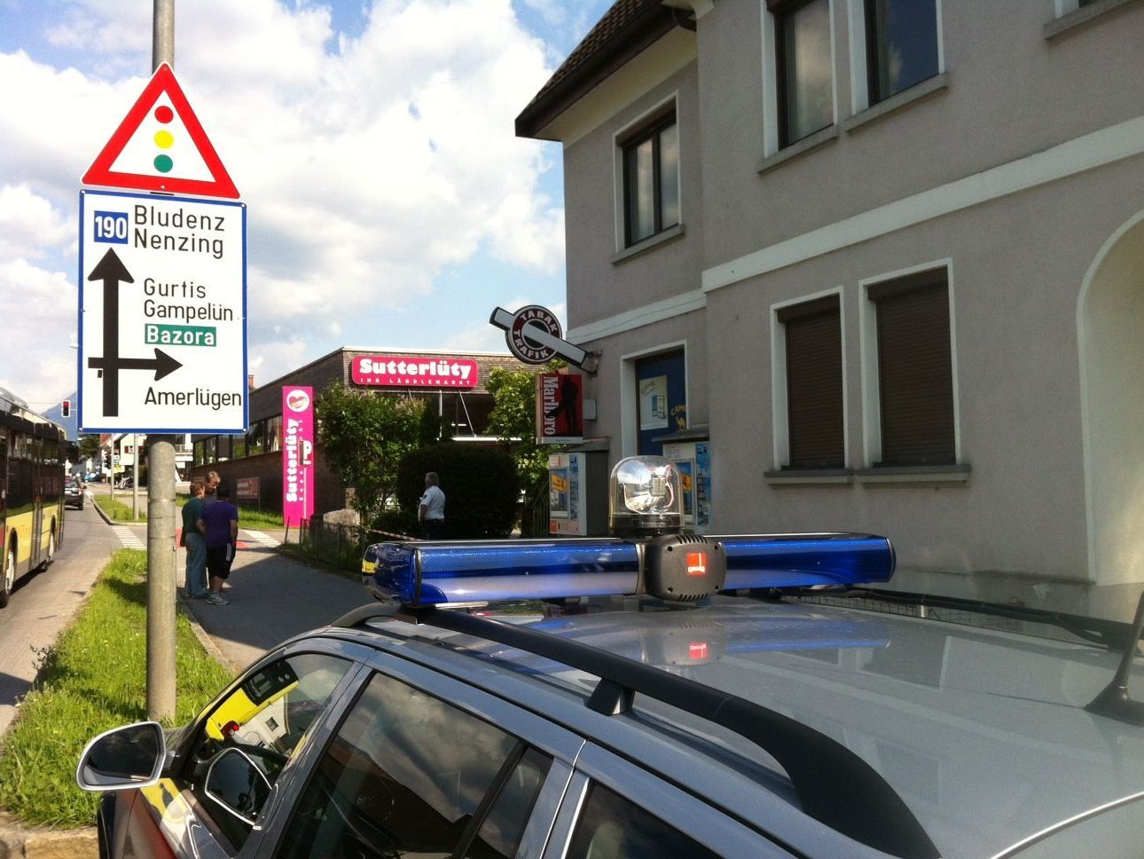 Großangelegte Alarmfahndung in Frastanz und Umgebung. Großangelegte Alarmfahndung in Frastanz und Umgebung.