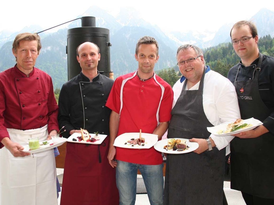 Elmar Schedler, Lothar Schedler, Martin Wieland, Uli Maurer und Antonio Herzog. Elmar Schedler, Lothar Schedler, Martin Wieland, Uli Maurer und Antonio Herzog.