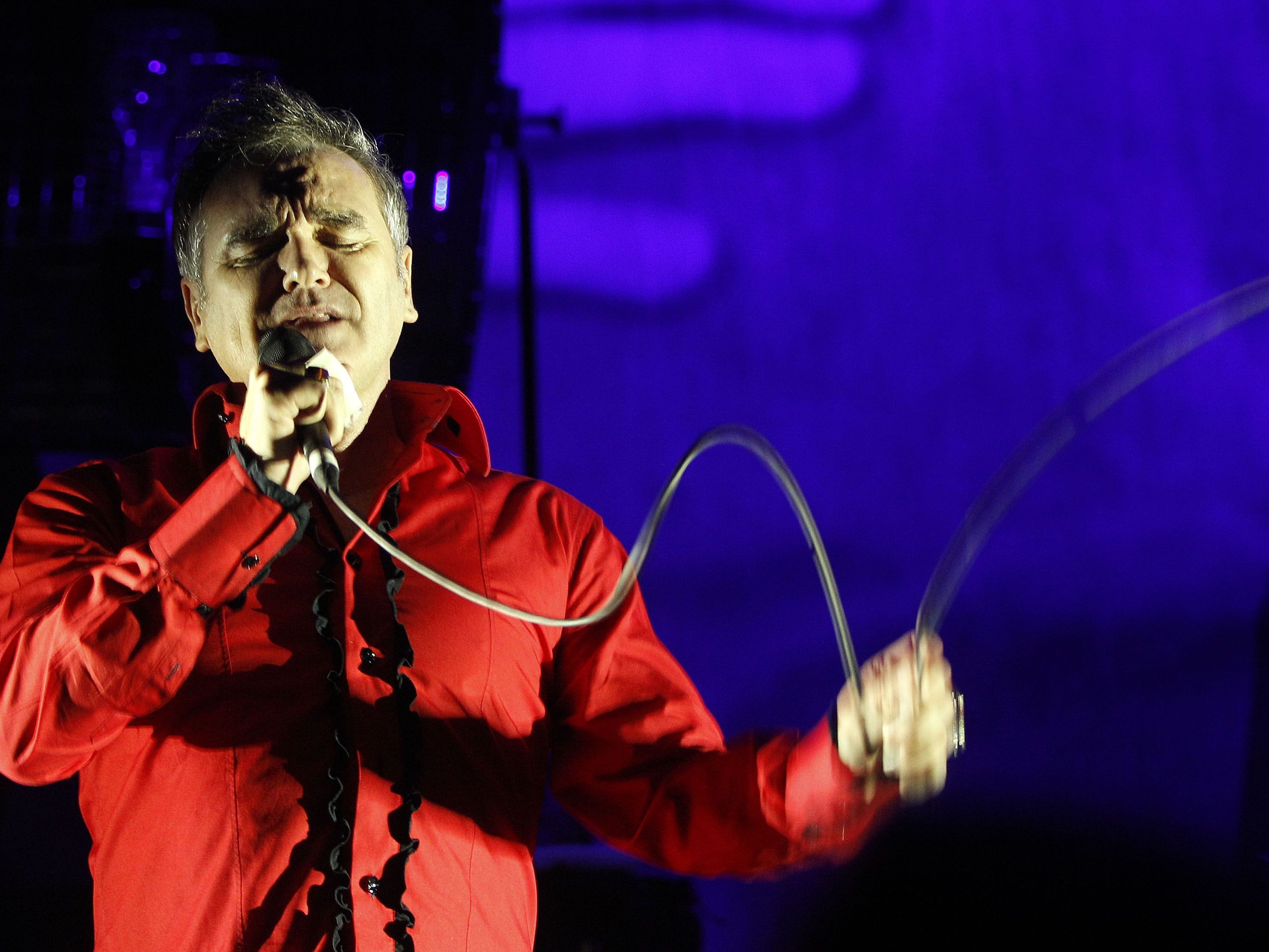 Morrissey: Schon als Sänger von "The Smiths" ("Meat is Murder") bekennender Tierfreund. Morrissey: Schon als Sänger von "The Smiths" ("Meat is Murder") bekennender Tierfreund.