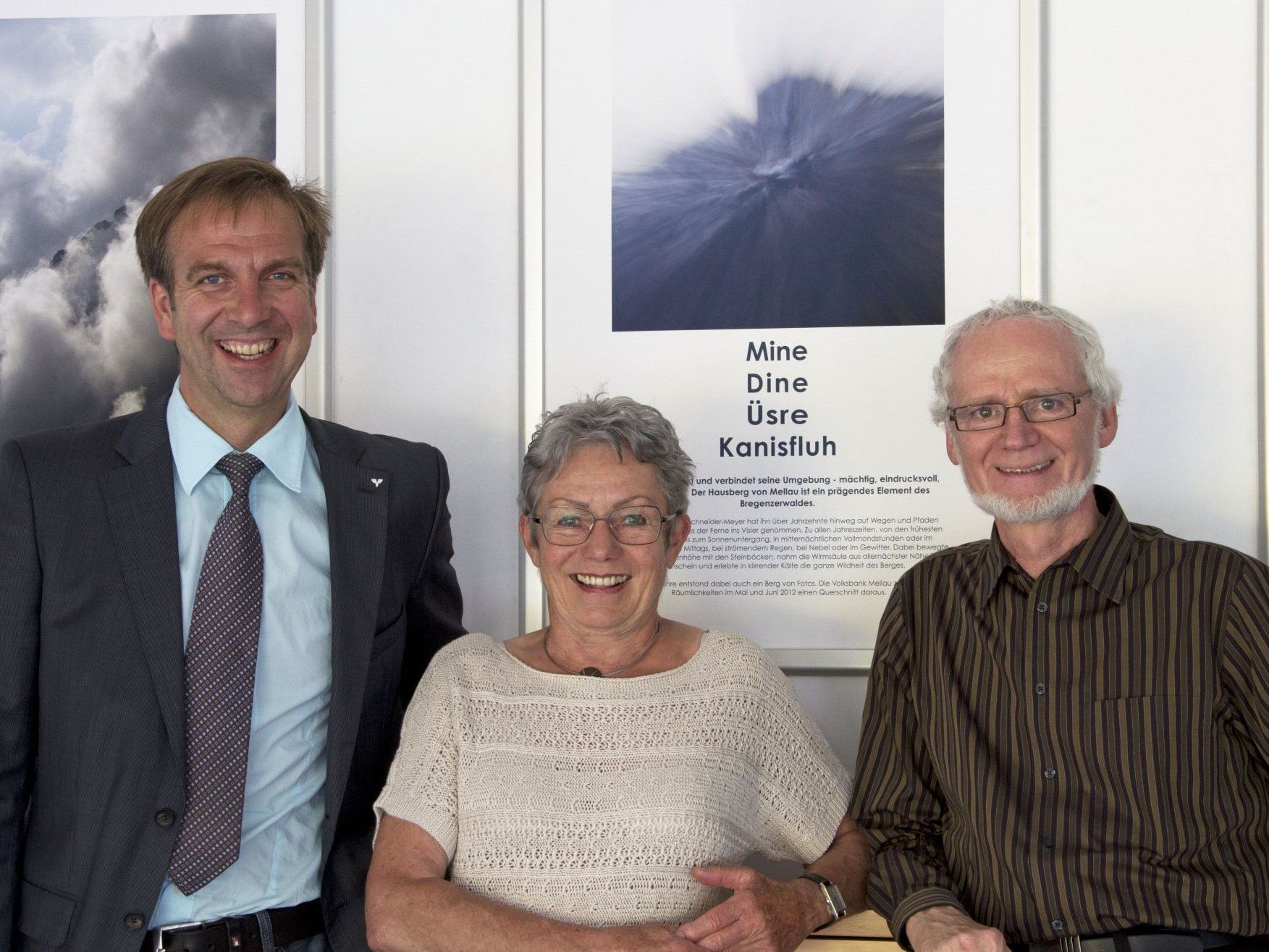 Filialleiter Otmar Natter, Karin Schneider-Meyer und Jürgen Gerdes