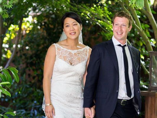 Marc Zuckerberg ehelichte seine längjährige Lebensgefährtin Priscilla Chan.