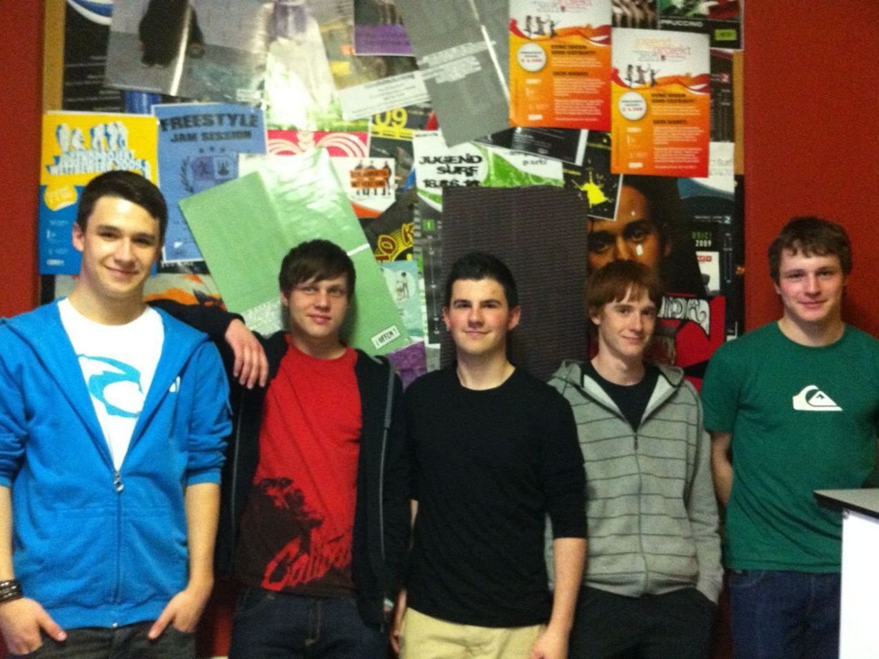 Aaron Schedler, Filip Mlynski, Mathias Unterberger, Andreas Baumgartner, Andreas Mennel Aaron Schedler, Filip Mlynski, Mathias Unterberger, Andreas Baumgartner, Andreas Mennel