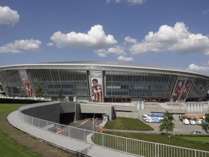 Das Donbass-Stadion in Donezk