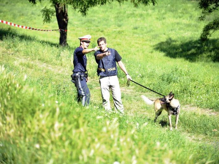 Die Polizei sucht mit Spürhunden nach Heidrun W. - SYMBOLBILD