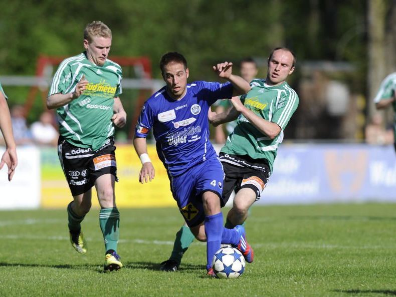 Sebi Beer zum letzten Mal für FC Hard im Einsatz. Sebi Beer zum letzten Mal für FC Hard im Einsatz.