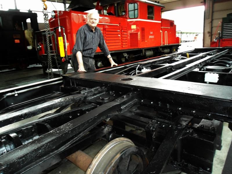 Seit genau fünf Monaten arbeitet Obmann Hans Meusburger an der neuen „Wälderschenke“ der Museumsbahn. Seit genau fünf Monaten arbeitet Obmann Hans Meusburger an der neuen „Wälderschenke“ der Museumsbahn.