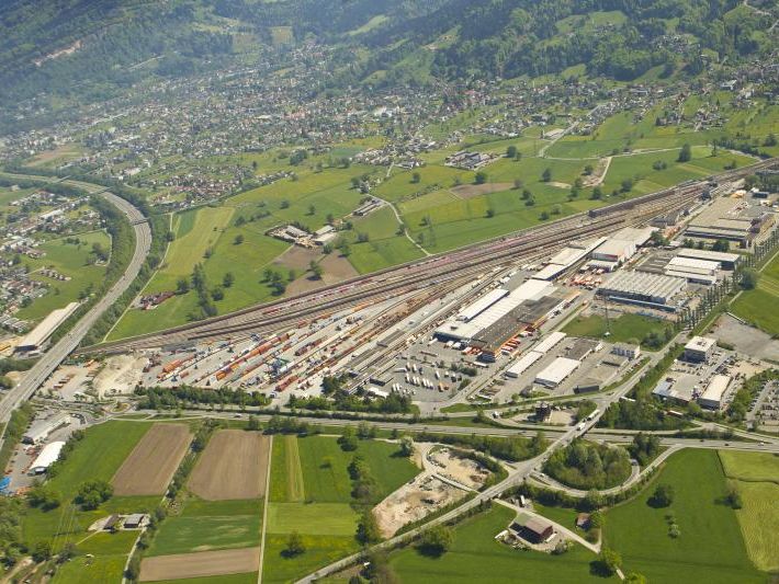 Güterbahnhof in Wolfurt platzt aus allen Nähten. Güterbahnhof in Wolfurt platzt aus allen Nähten.