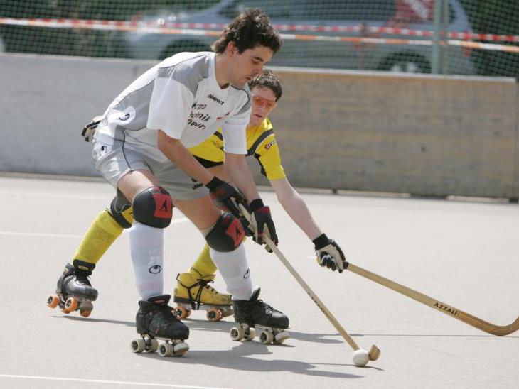 Michael Laritz hat die Rollhockeyschuhe noch nicht ganz an den Nagel gehängt.