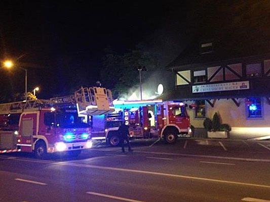 Ein Leserreporter hat den Feuerwehreinsatz in Hohenems fotografiert.