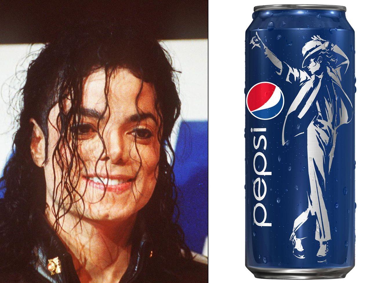 Der "King of Pop" wirbt für Pepsi. Der "King of Pop" wirbt für Pepsi.