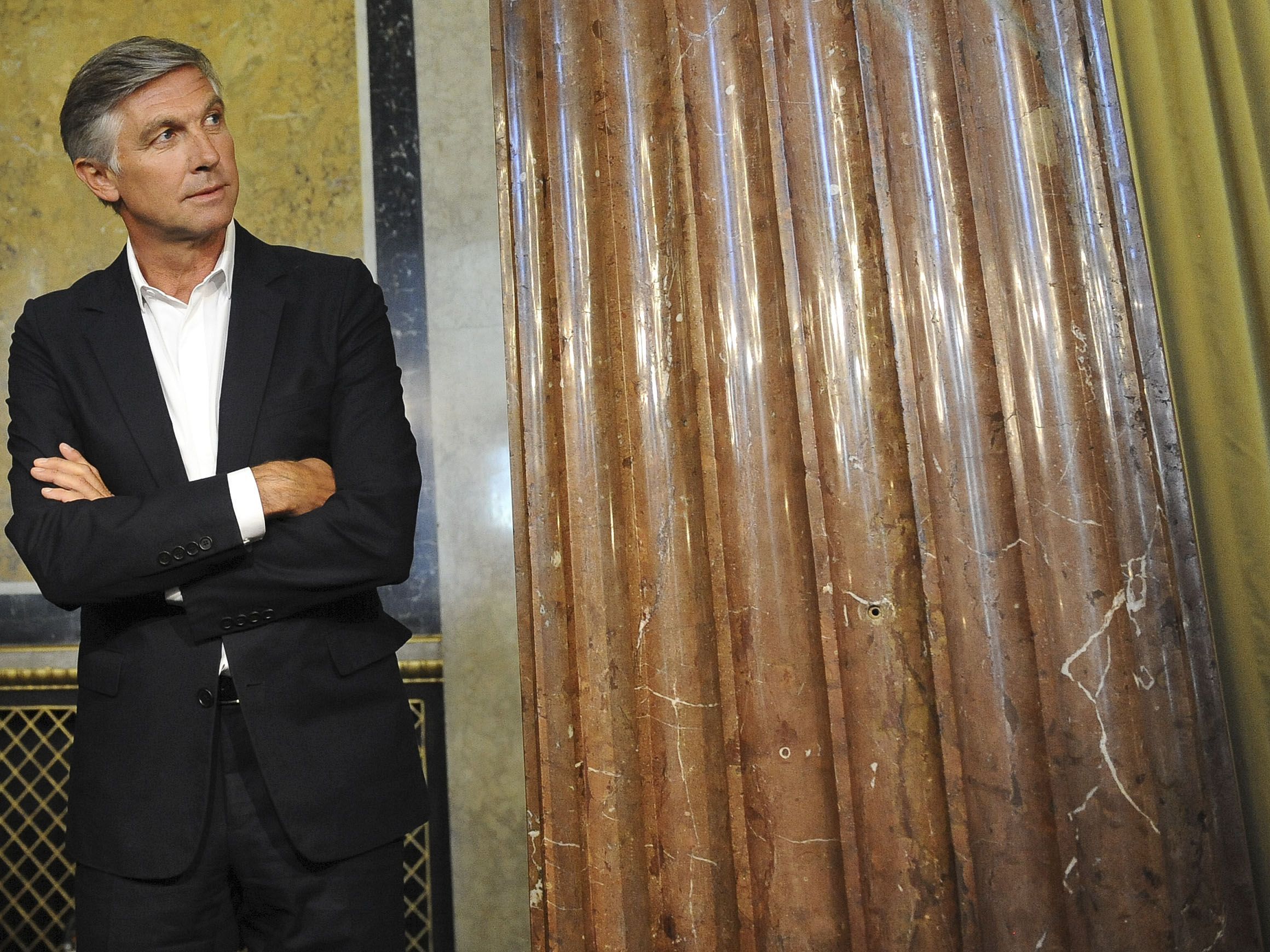 Walter Meischberger sagte im U-Ausschuss aus. Walter Meischberger sagte im U-Ausschuss aus.