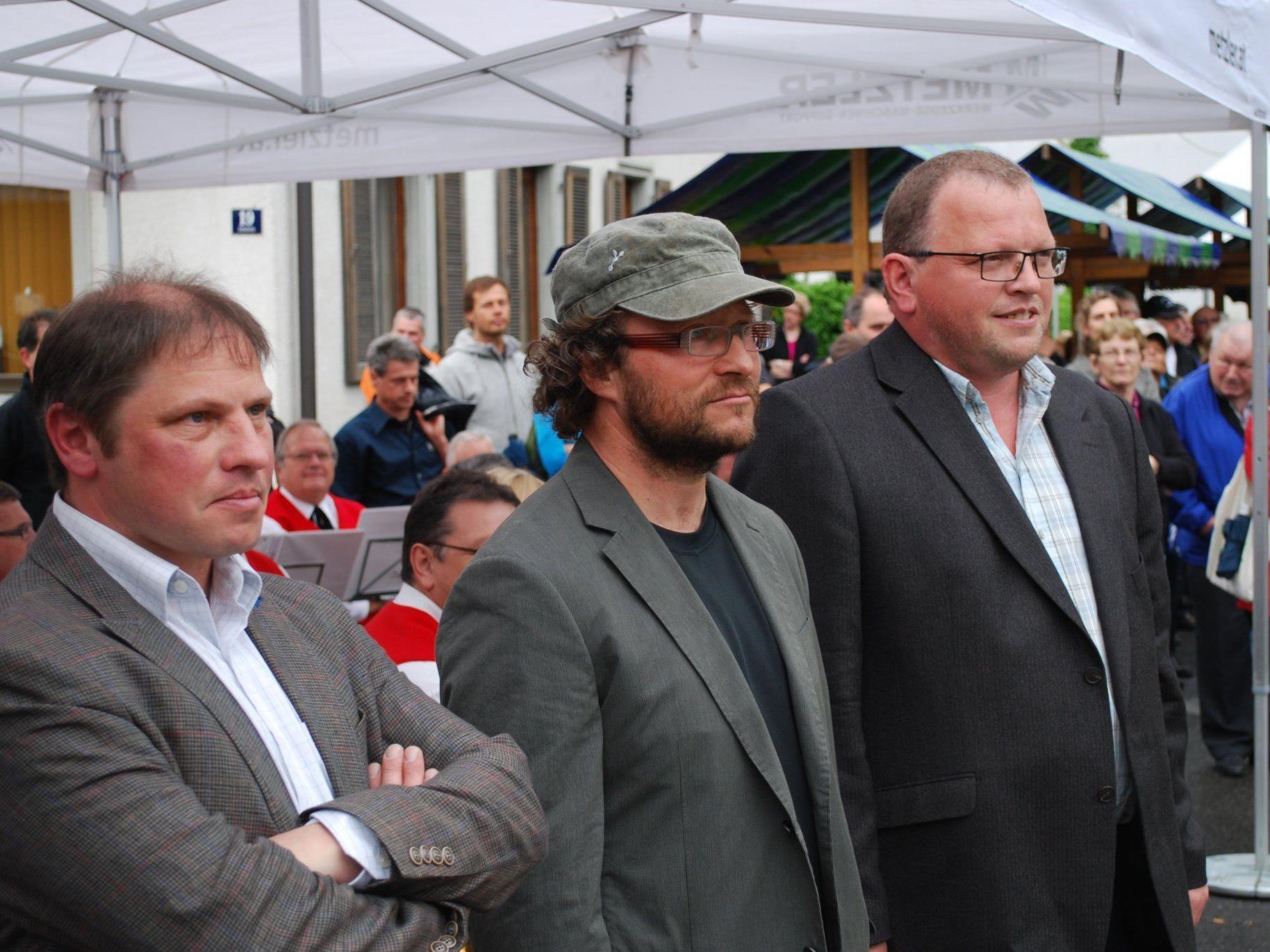 Die Betreiber Markus Summer, Wilfried Amman und Manfred Bischof.