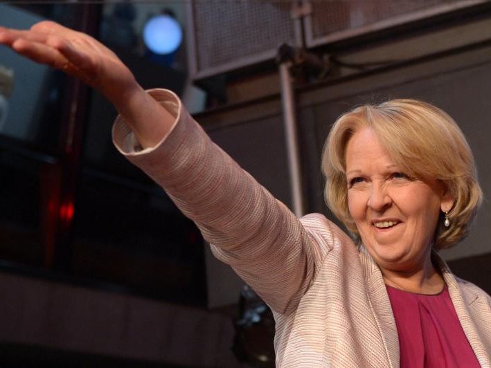 Krafts SPD verbesserte sich bei der Landtagswahl am Sonntag auf 39,1 Prozent. Krafts SPD verbesserte sich bei der Landtagswahl am Sonntag auf 39,1 Prozent.