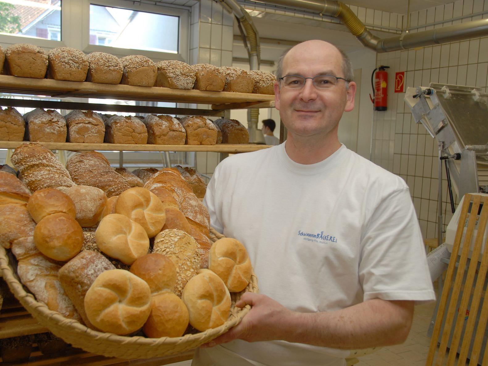 Chef der Schwanenbäckerei Wolfgang Fitz