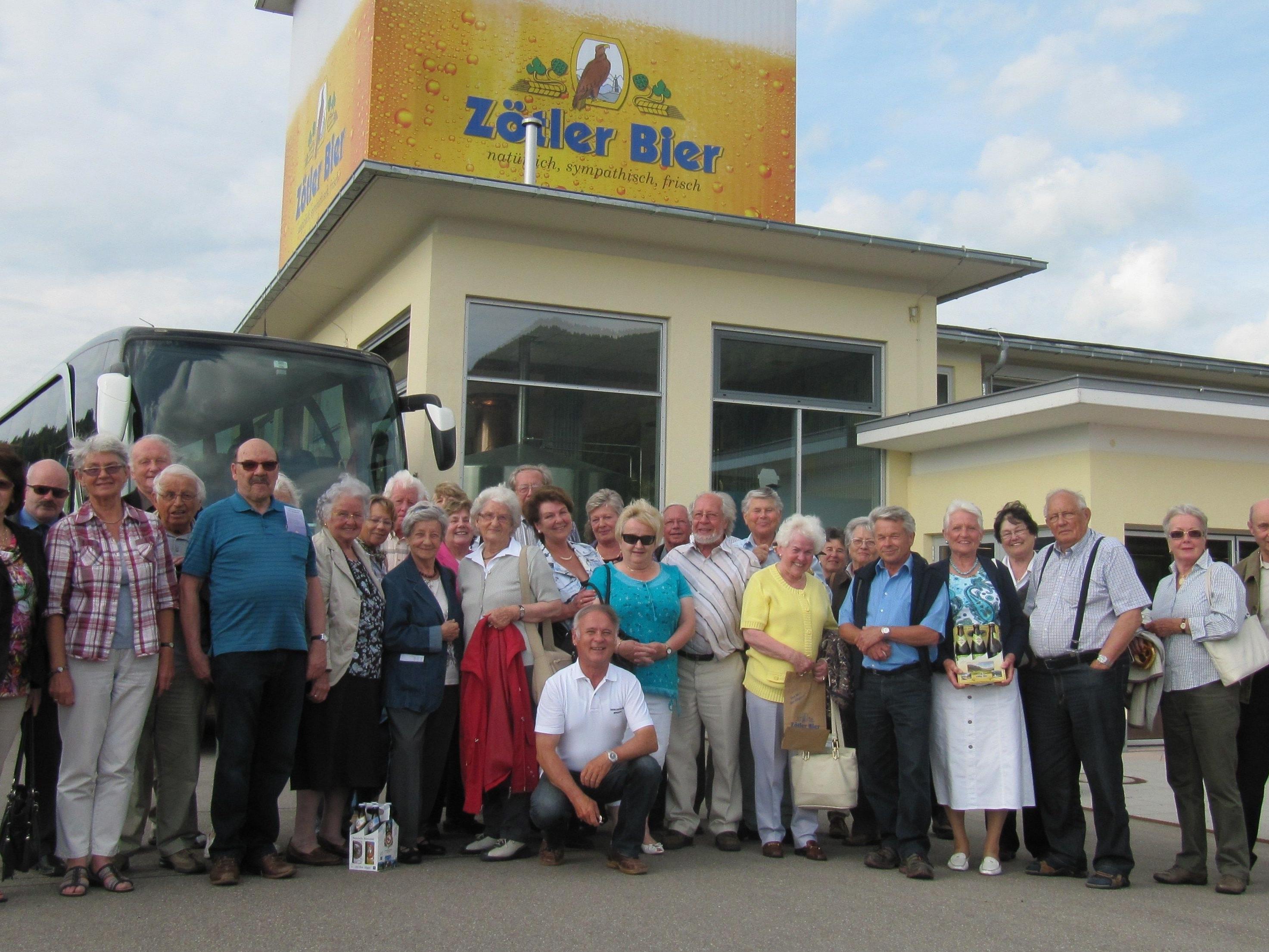 Bregenzer Seniorenbund bei Exkursion
