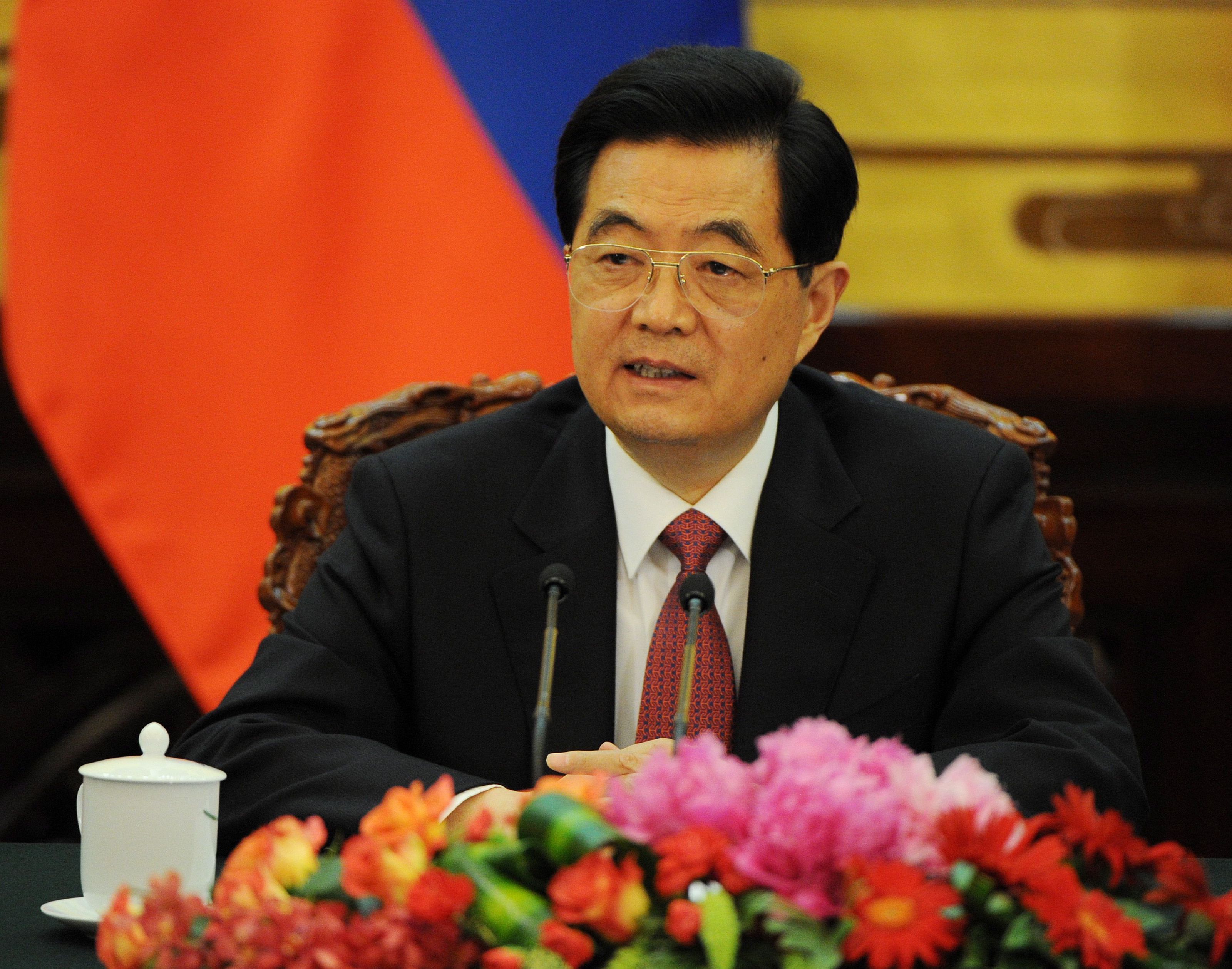 Hu Jintao steht hinter Chinas Verbündeten Iran. Hu Jintao steht hinter Chinas Verbündeten Iran.