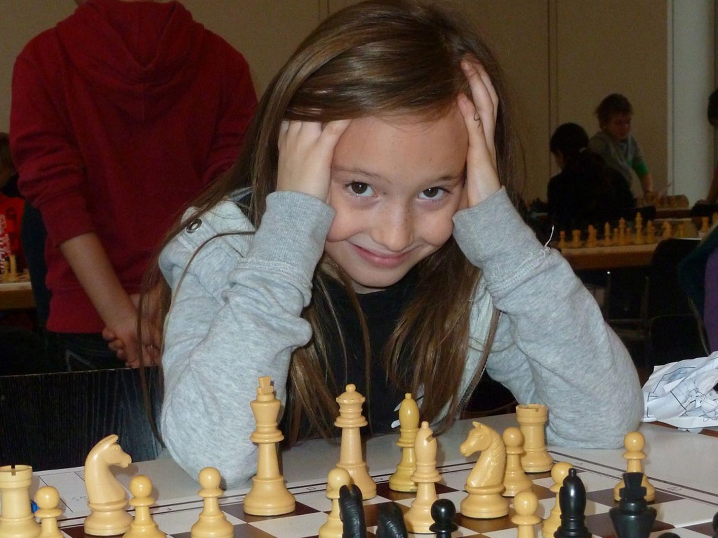 Alexa Nussbaumer wurde Zweite in der Klasse U9 bei den Ö. Schach-Nachwuchsmeisterschaften
