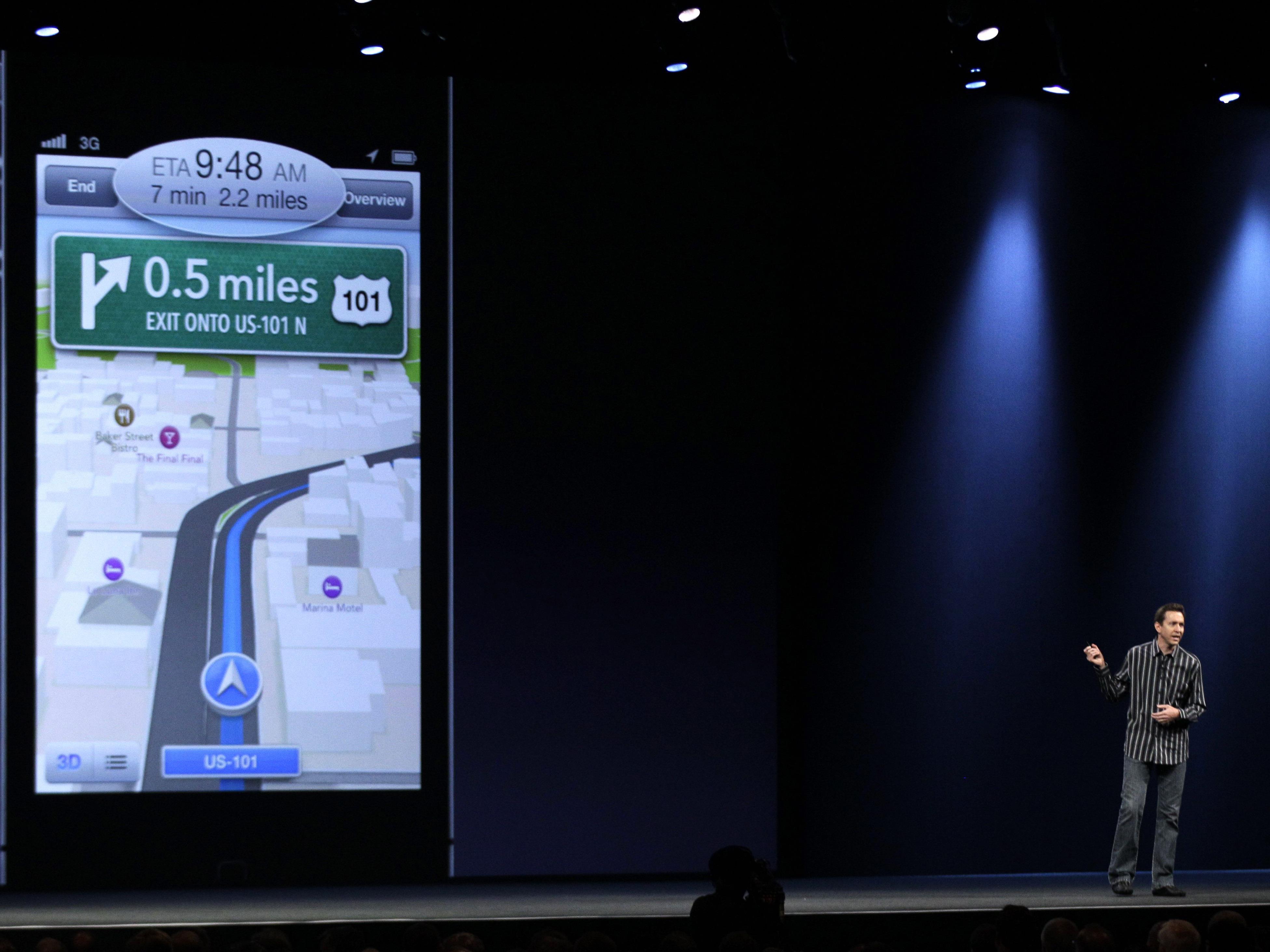 Apple präsentierte neue Landkarten-Software für iPhone und iPad.