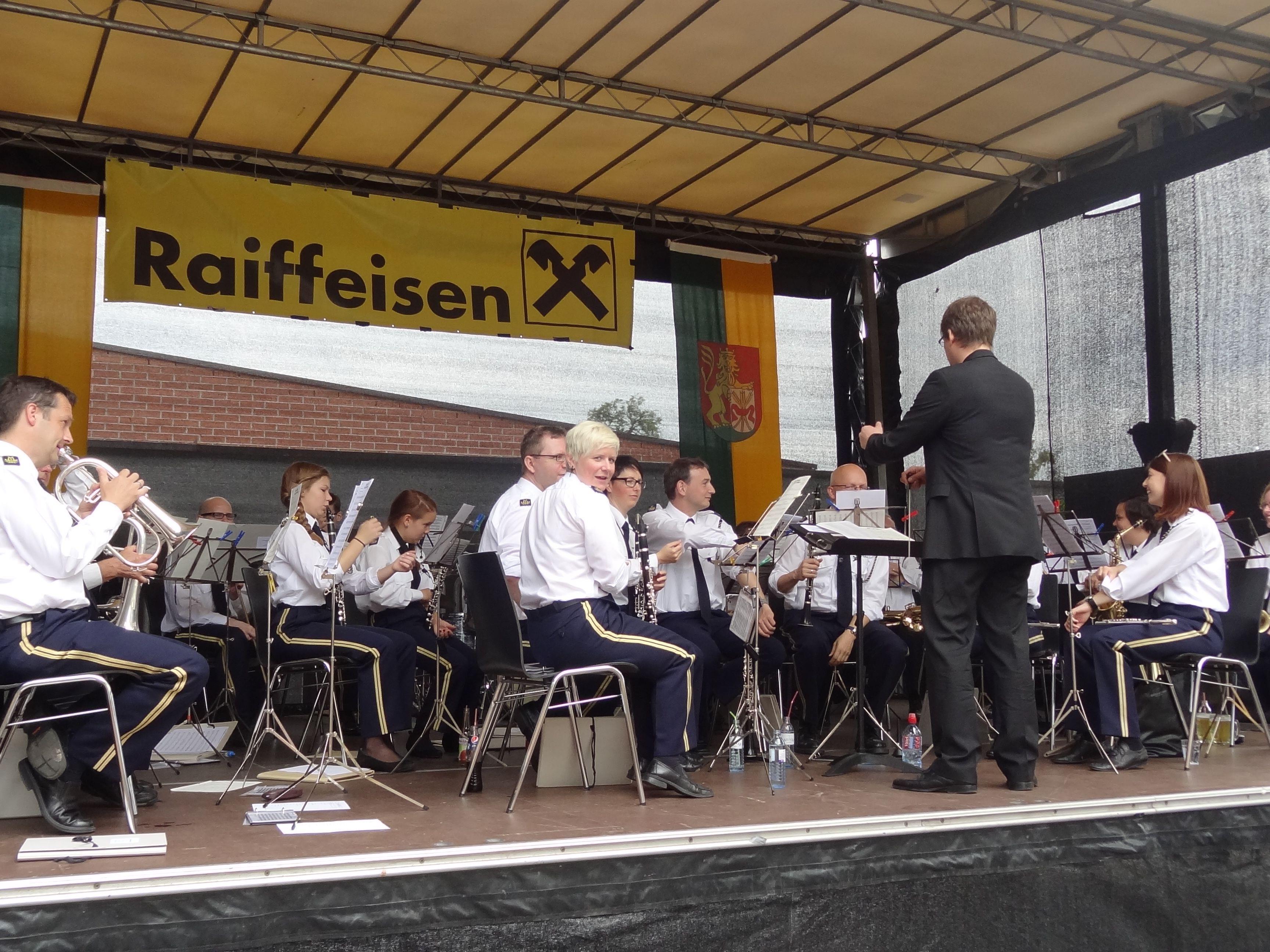 Der Musikverein Lustenau lud zum traditionellen Musikfest ein.