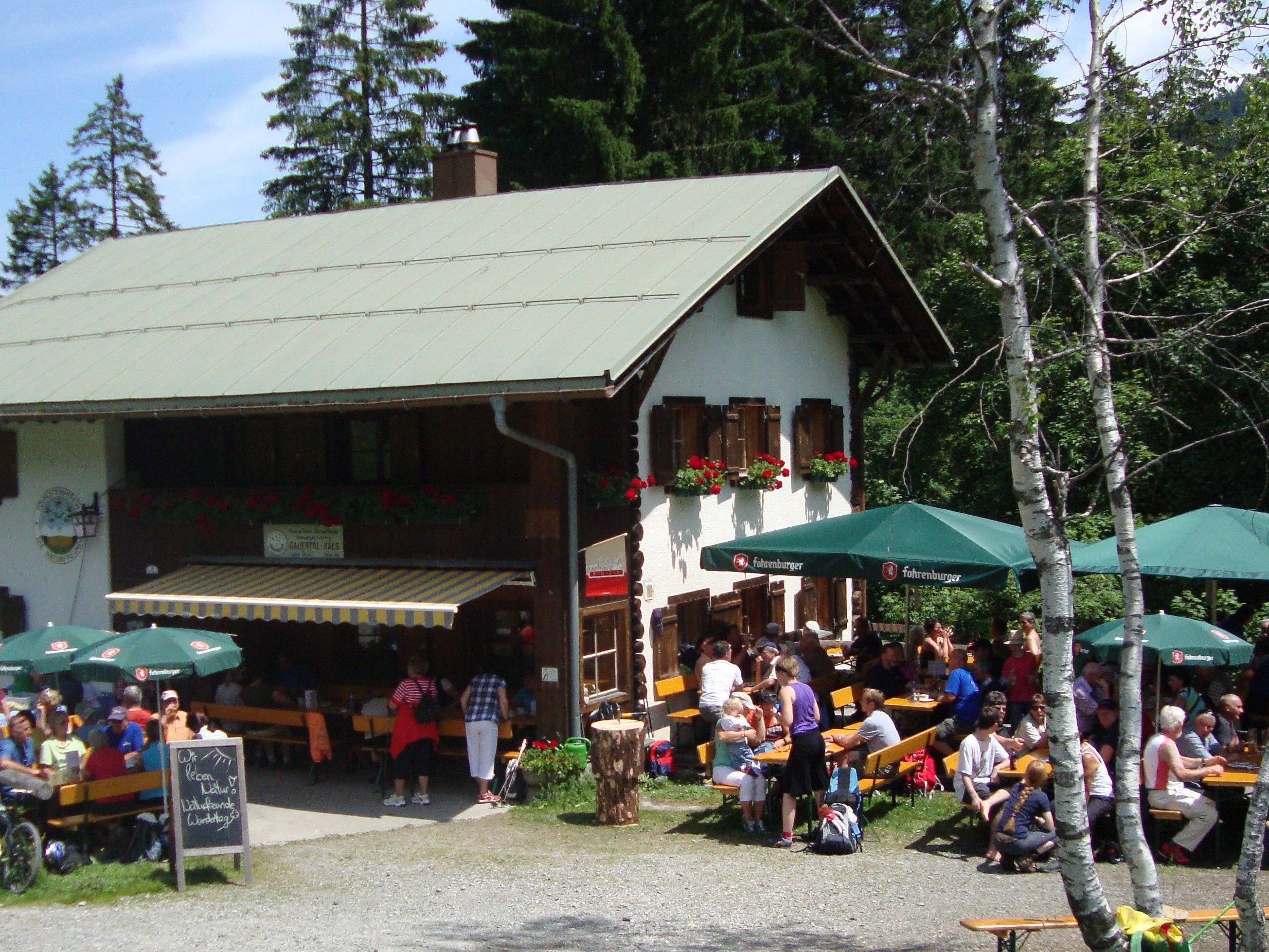 Naturfreundehaus Gauertal ist ein beliebtes Ausflugsziel.