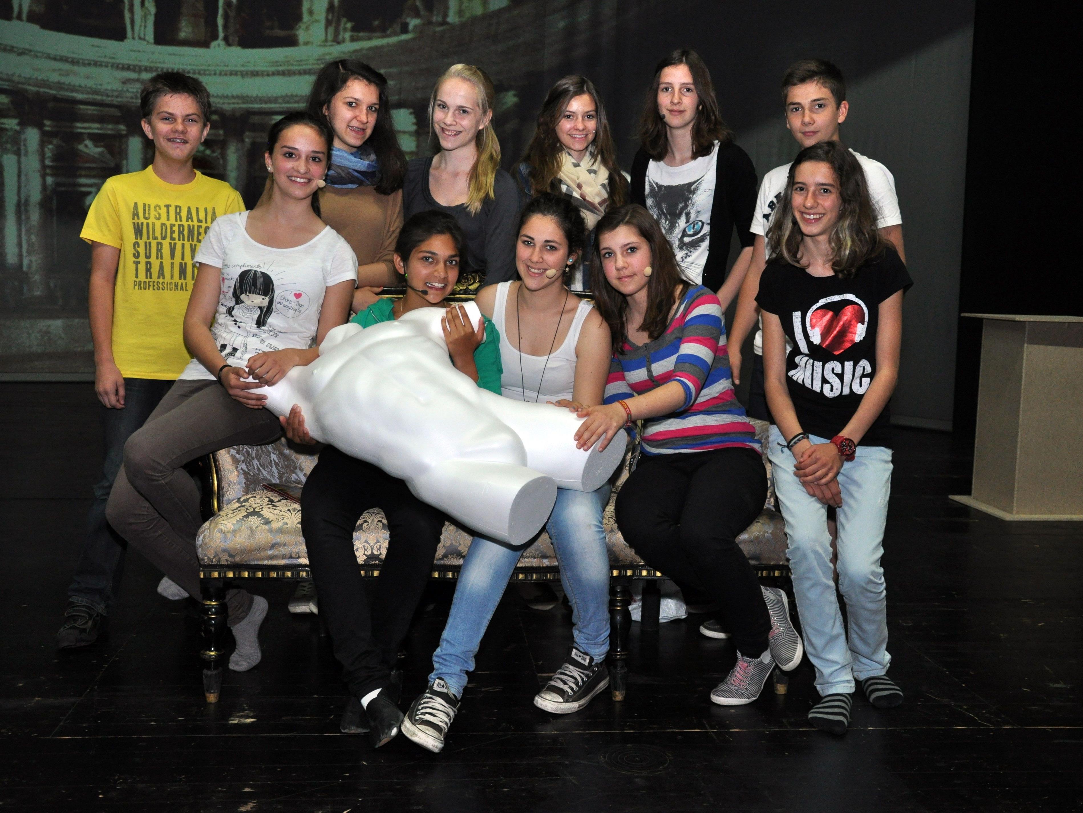 Seit Wochen proben die Musikmittelschüler an der neuen Musical-Produktion „La piccola banda“.