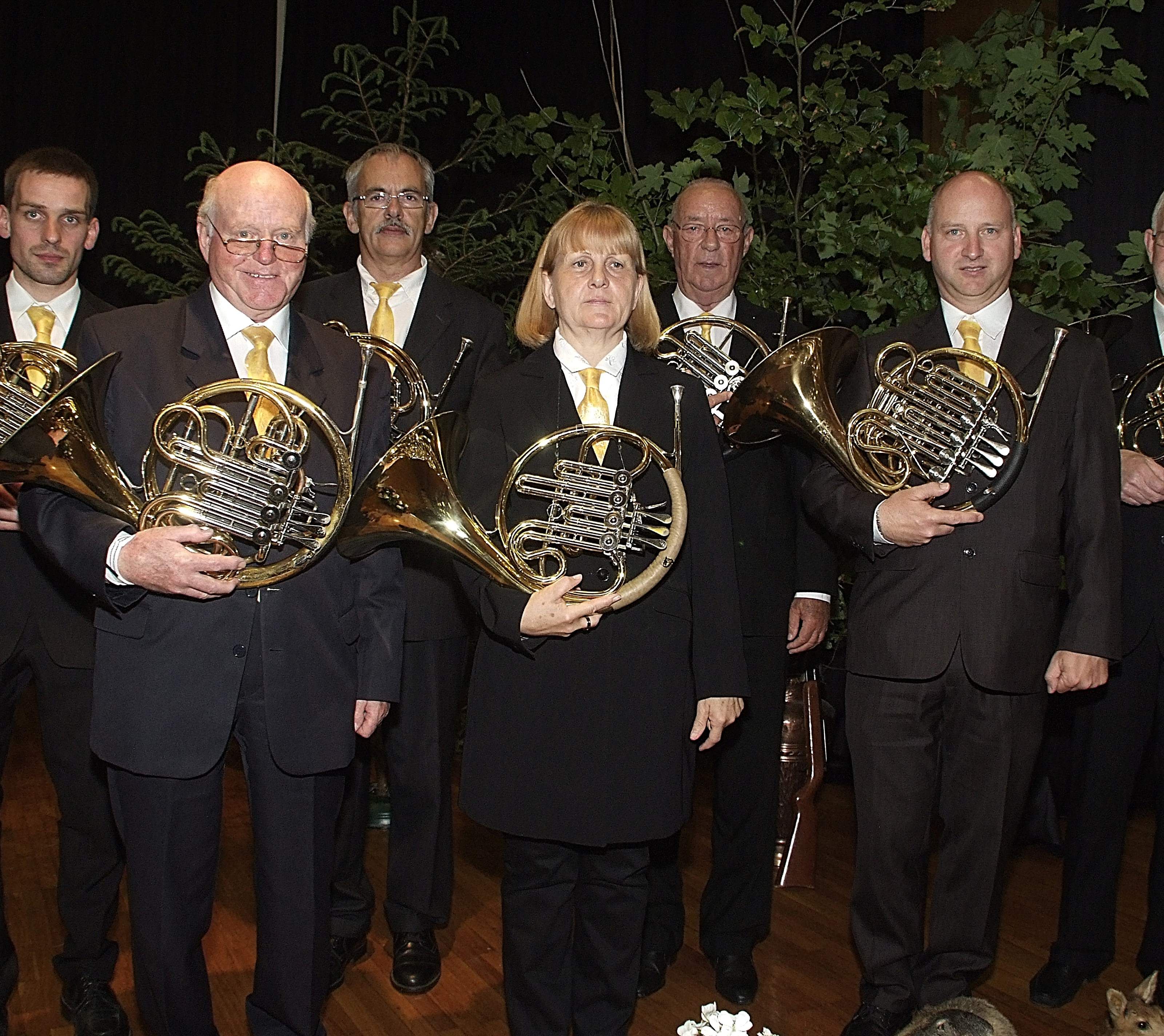 Das Ensemble „Cornua Aurea“ begeistert mit seinem „edlen“ Hörnerklang.