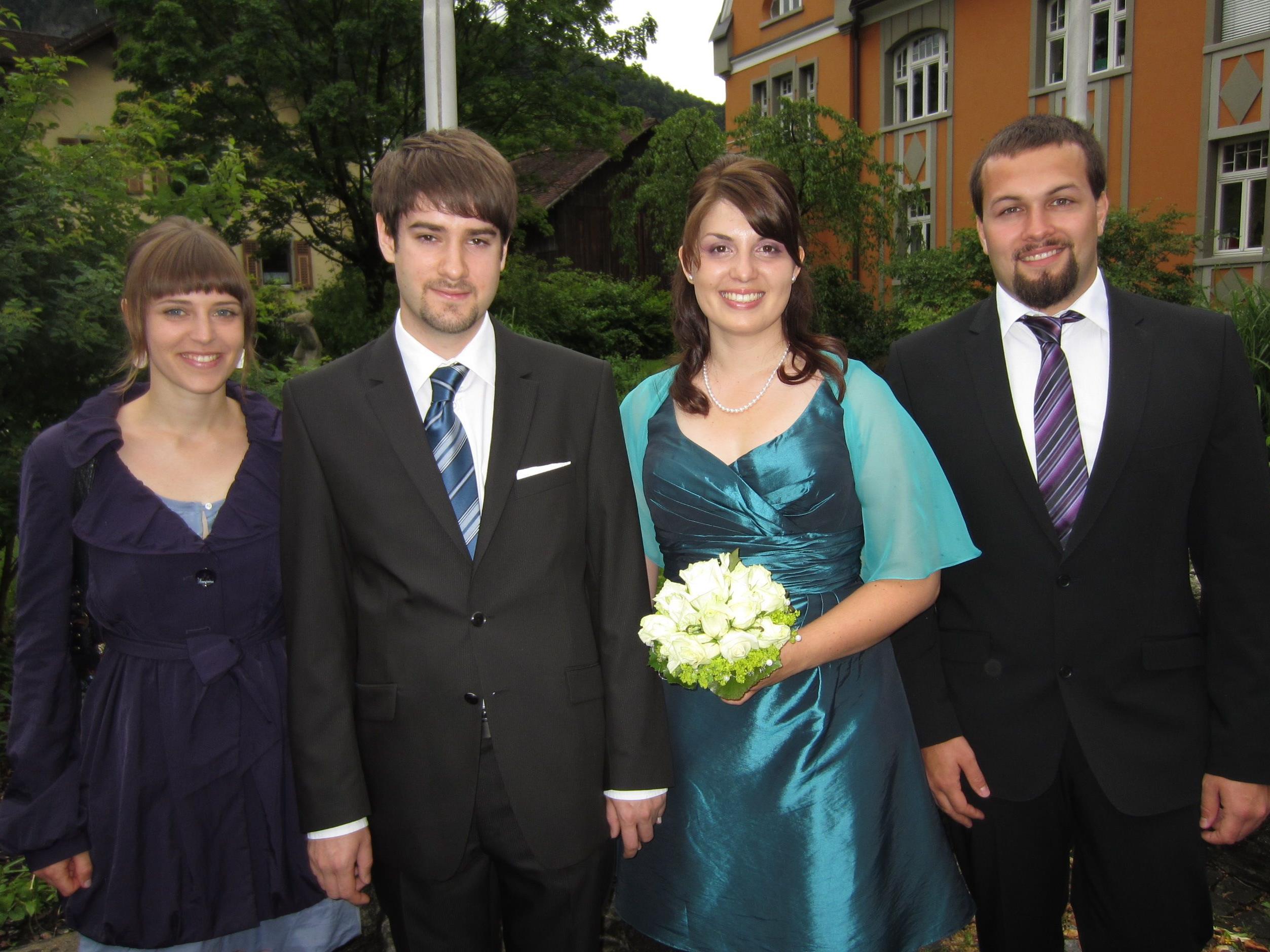 Stefanie Fend und Lukas Wabnig haben geheiratet.