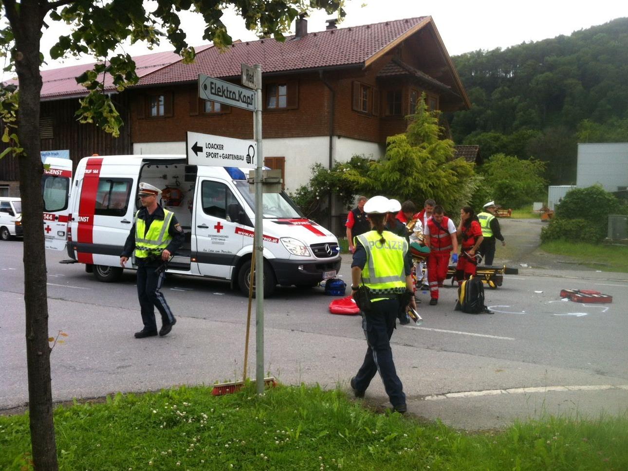 Schwerer Verkehrsunfall in Koblach