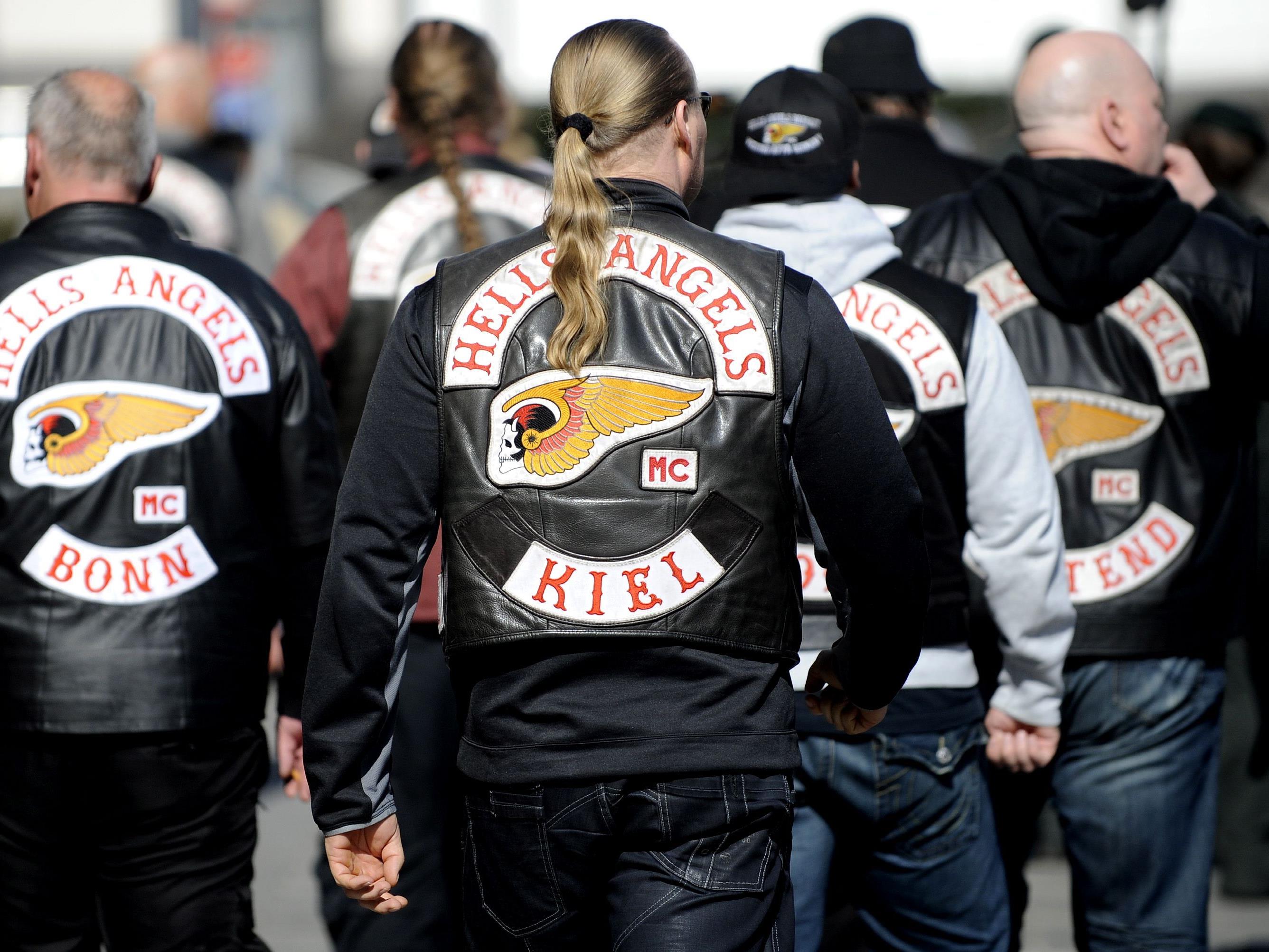 Wohl kein reiner "Motorradclub" - Die Hells Angels randalierten.