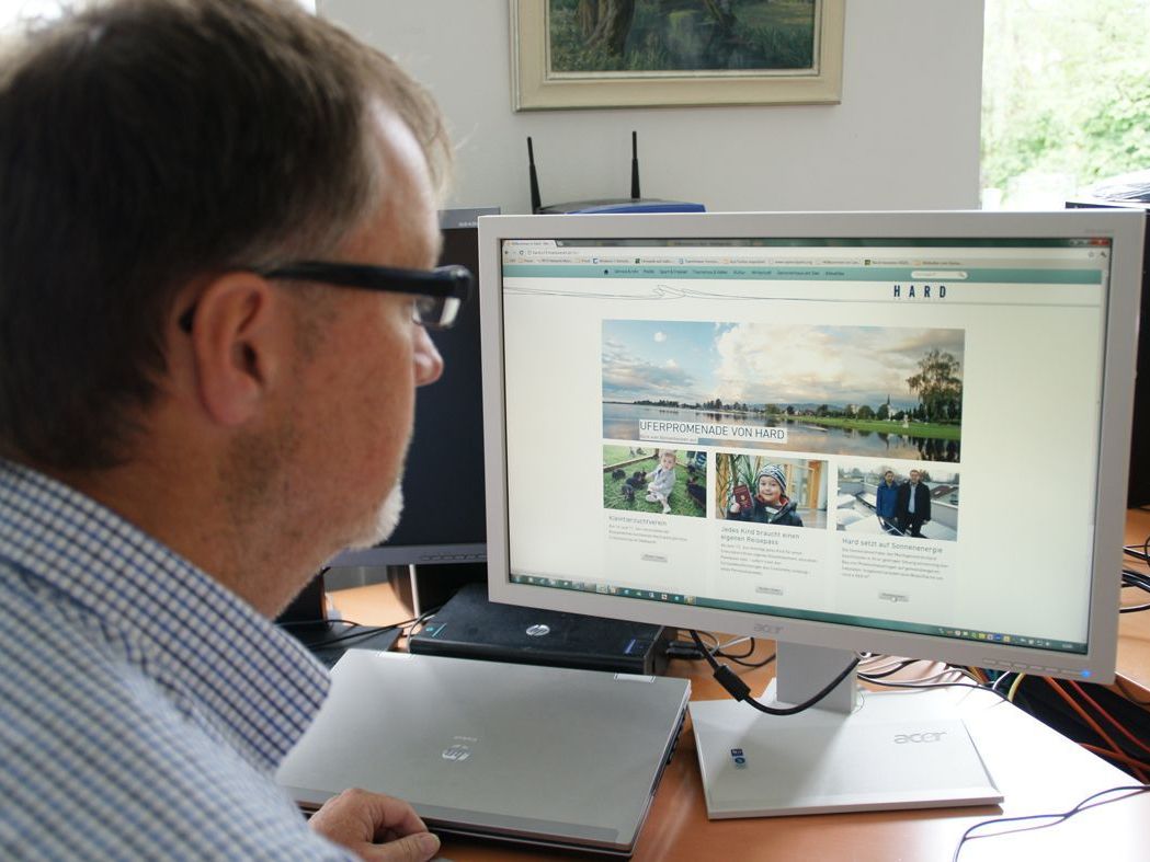Die Homepage der Marktgemeinde Hard präsentiert sich ab Juli noch ansprechender. Die Homepage der Marktgemeinde Hard präsentiert sich ab Juli noch ansprechender.
