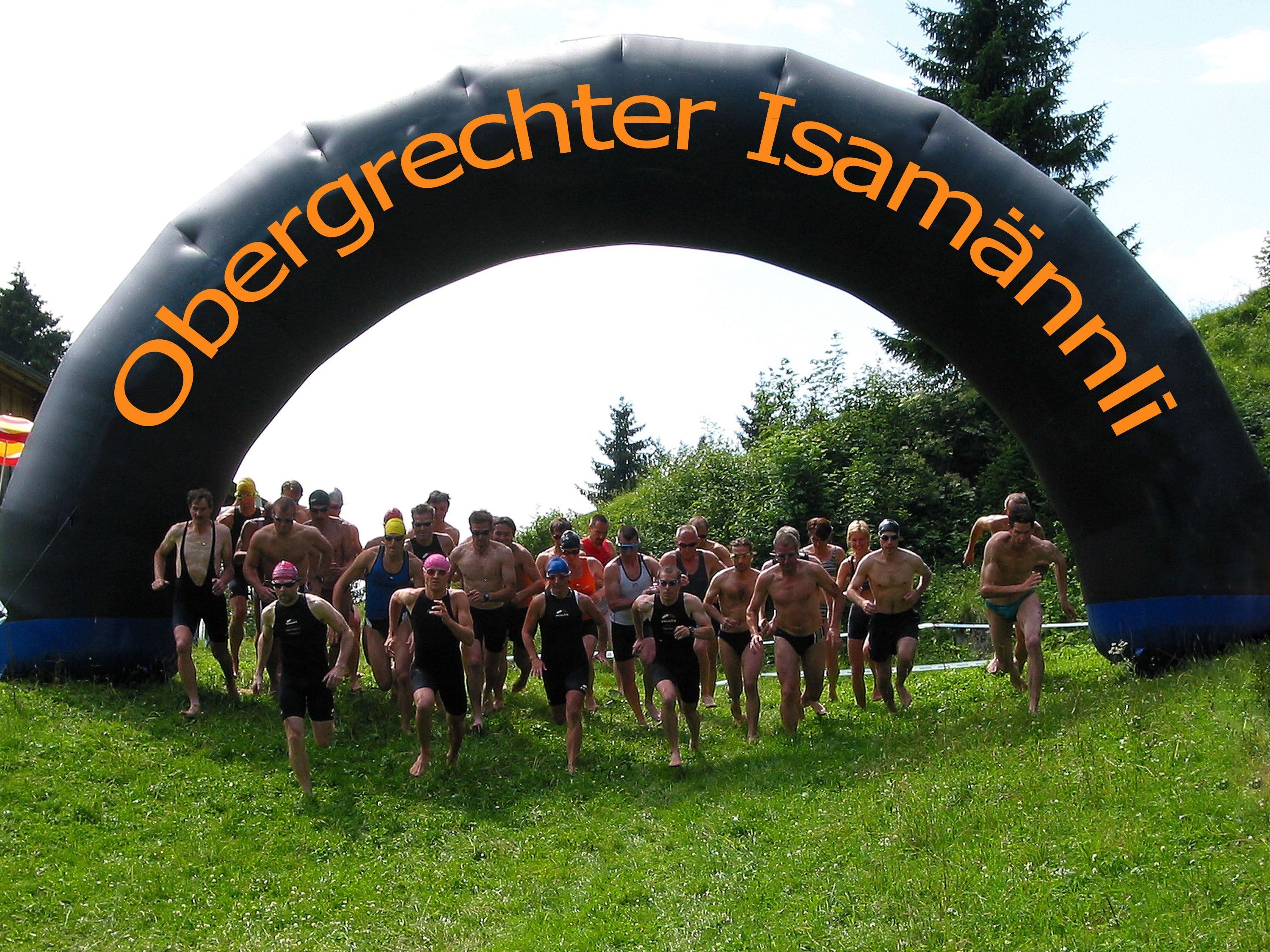 Start beim Triathlon Obergrechter Isamännli Start beim Triathlon Obergrechter Isamännli