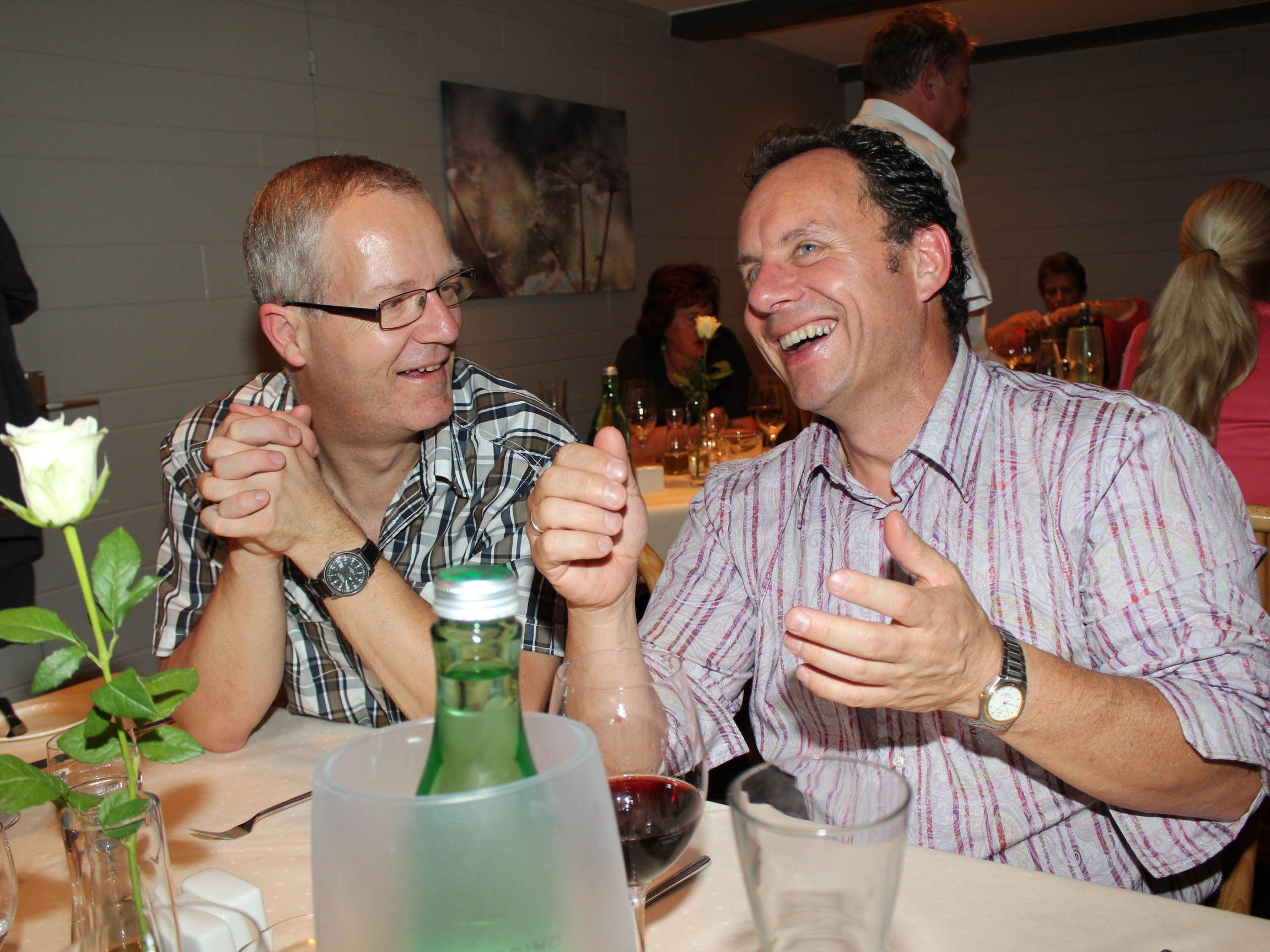 Manfred Schär und Heinz Österle. Manfred Schär und Heinz Österle.