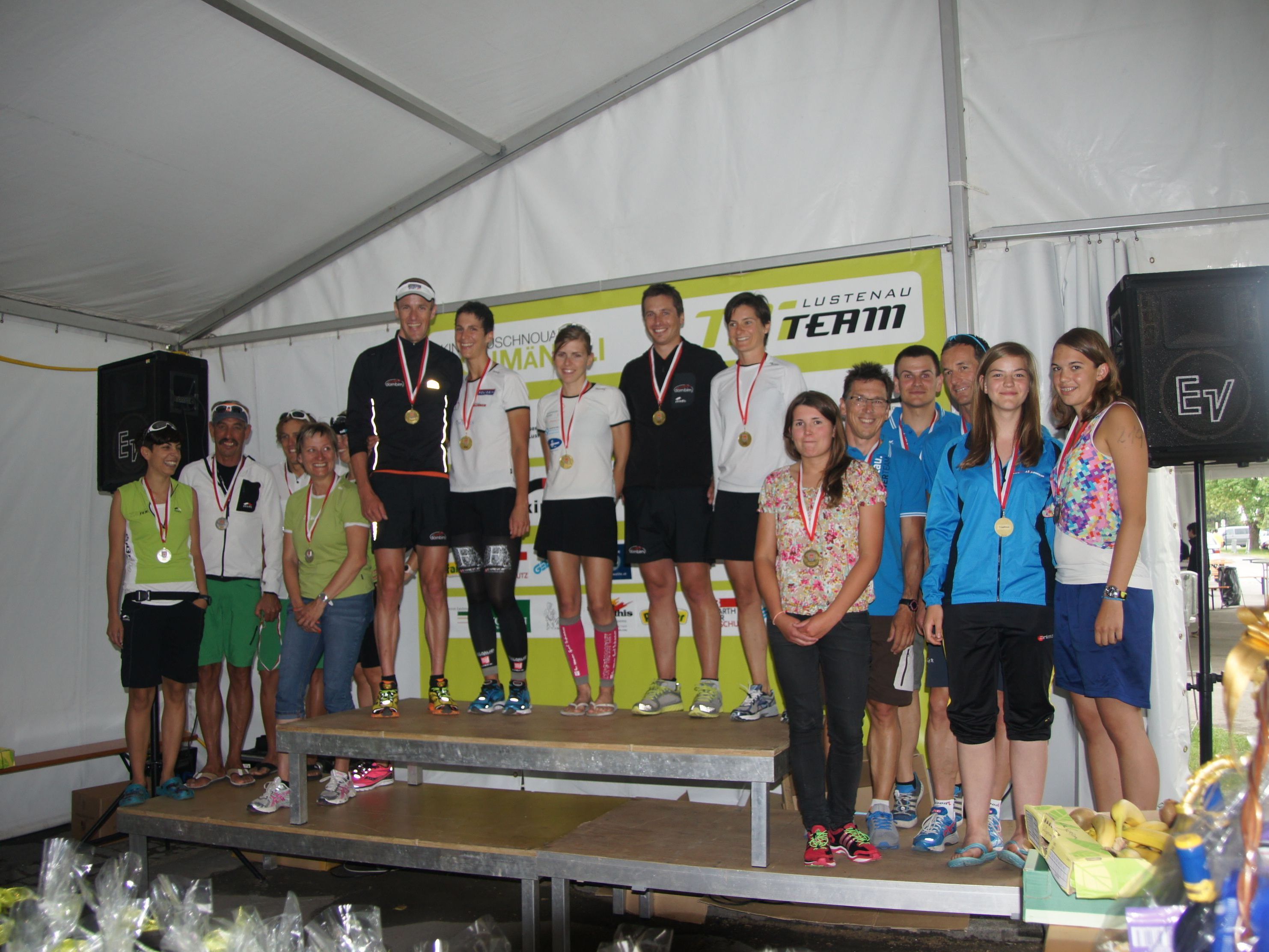 Beim Luschnouar Ironmännli wurde die Triathlon-Landesmeisterschaften durchgeführt. Beim Luschnouar Ironmännli wurde die Triathlon-Landesmeisterschaften durchgeführt.