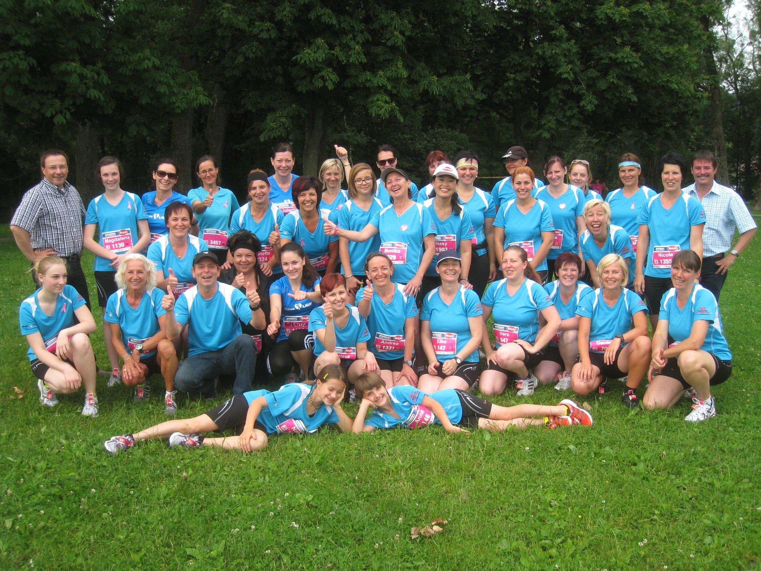 Das Lochauer Team zeigte sich beim 3. Bodensee-Frauenlauf wieder von der besten Seite.