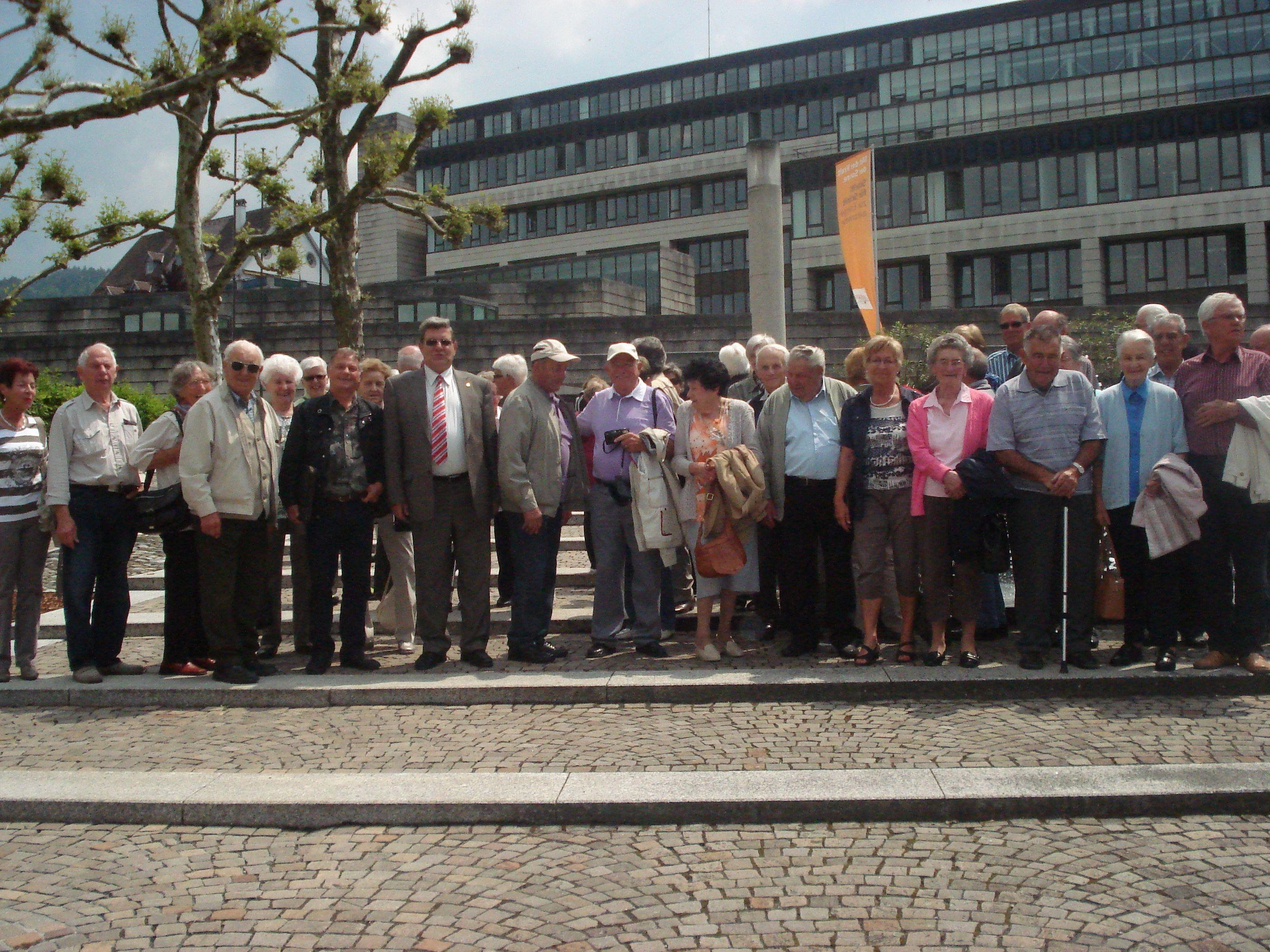 Die Pensionistengruppe Ludesch beim Ausflug.