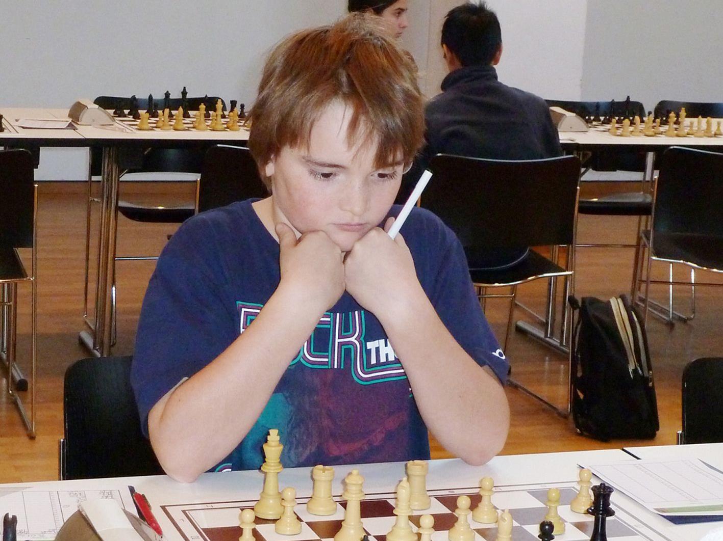 Patrick Nussbaumer holte bei den Schach U10 bis U14-ÖM die einzige Medaille für Vorarlberg.